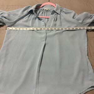 Max Studio Light Blue Button Down Shirt